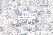 Vintage Toile Victorian PNG Patterns, a Pattern Graphic by Century Library (Thumbnail 10 of 11)