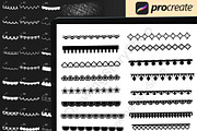 Procreate Scalloped Edge & Paper, a Brush Add-On by DrawingStoryShop (Thumbnail 4 of 6)