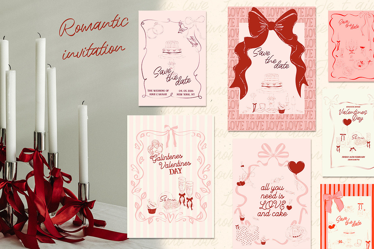 Love & Honey. Romantic Wall Art, a Decorative Illustration by Mio Buono (Photo 3 of 13)
