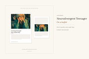 Neurodivergent Teen Illustrations, a Person Illustration by LanternkinStudio (Thumbnail 4 of 13)