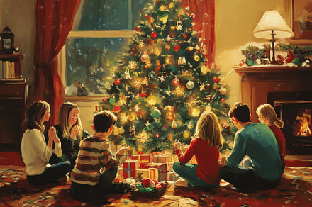 Friends celebrate Christmas together, a Photo by Iftikhar Alam