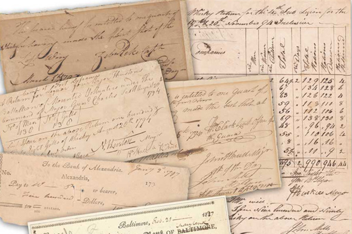 Early American Ephemera Set #1, an Object Graphic by ephemoire