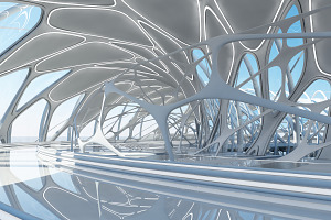 Futuristic Architectural Structure17