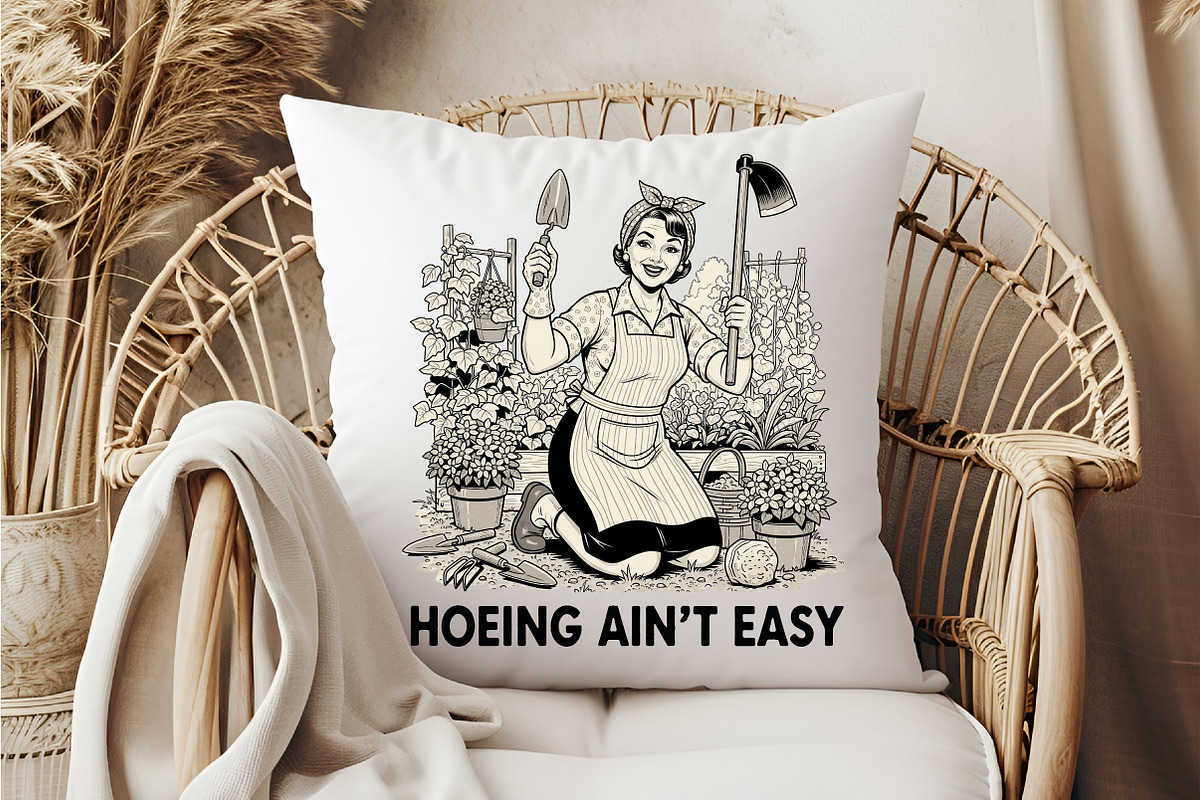 Housewife Funny Sarcastic Png,Funny, an Illustration by DreamCafeArt (Photo 7 of 7)