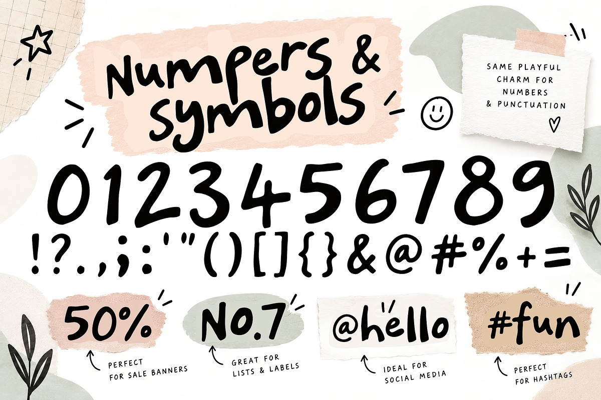 WIGGLUMP - Playful Display Font, a Handwritten Font by Ckybe's Corner (Photo 4 of 9)