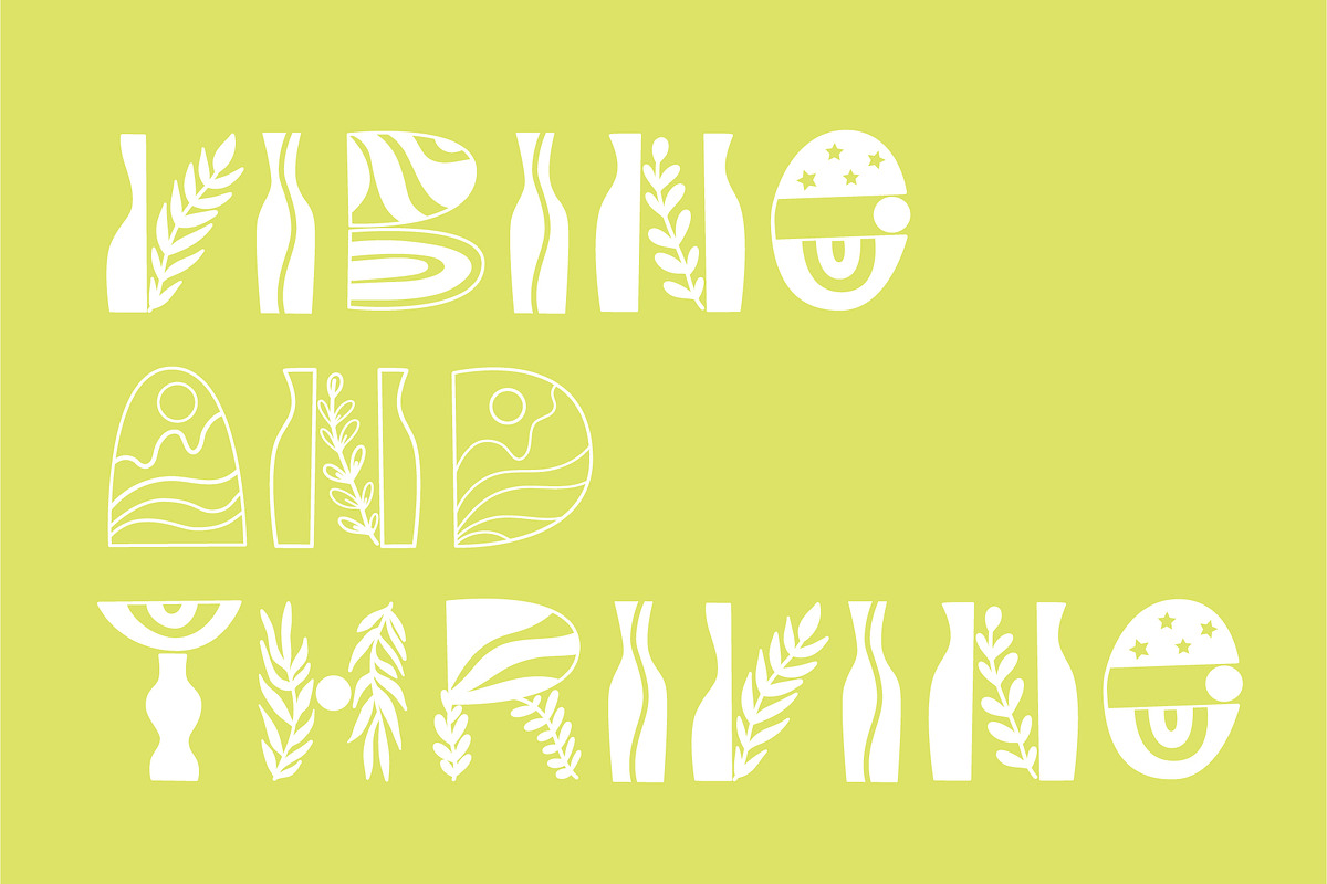 Boho Spring. Display Font, a Symbol Font by DearLetters (Photo 3 of 7)