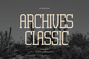 Archives Classic | Slab Serif Font, a Slab Serif Font by gracetype_studio (Thumbnail 1 of 12)