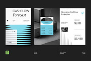 Modern Geometric Cashflow Forecast, a Brochure Template by fakhroo (Thumbnail 1 of 13)