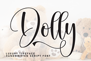 Dolly | Script Font, a Handwritten Font by Scratchones (Thumbnail 1 of 9)