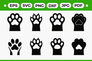 Monster Claw Silhouette Set, an Object Graphic by Artonix