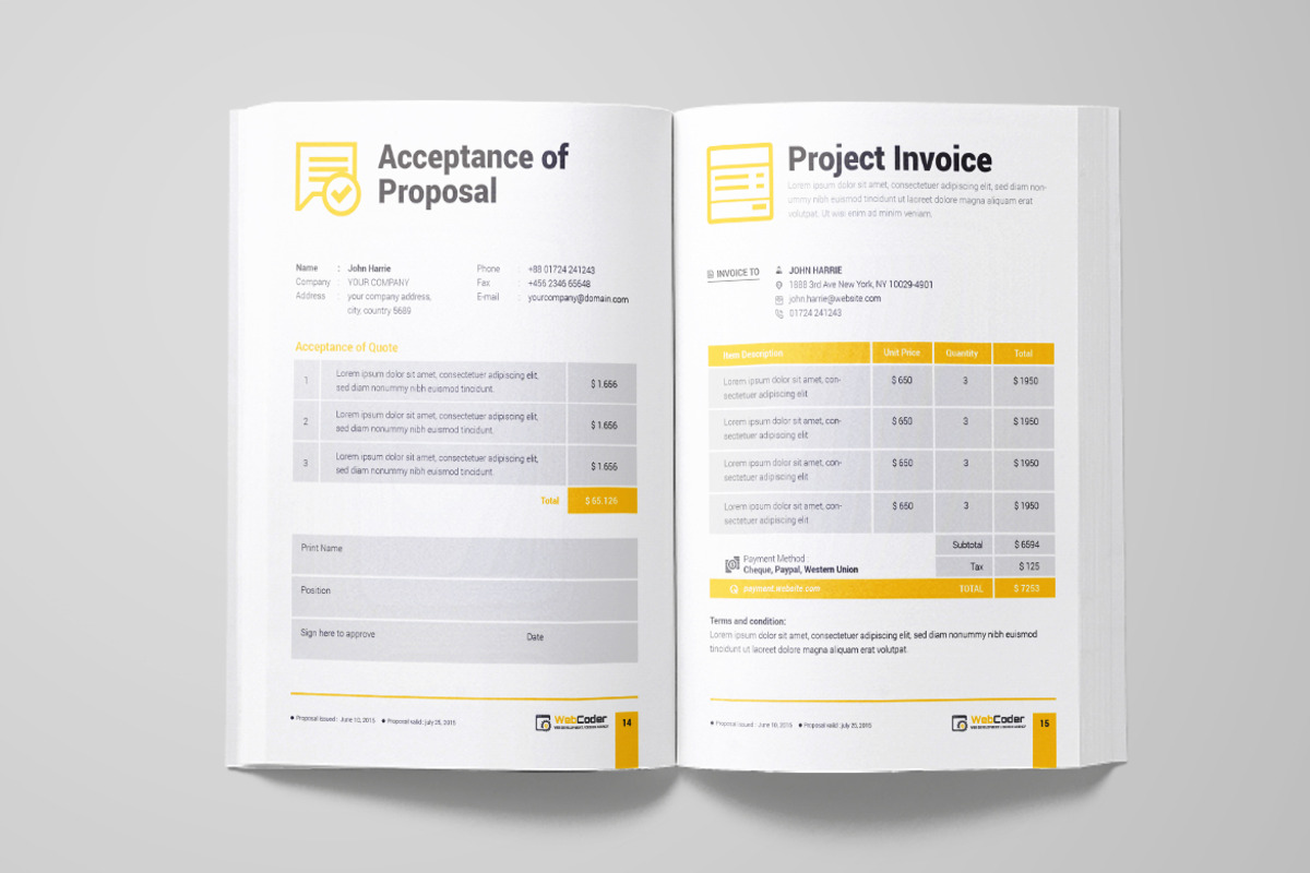 Web Proposal | Design & Development, a Stationery Template by ContestDesign (Photo 8 of 9)