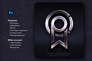 Metal Logo Mockups, a Branding & Logo Template by Andrew Skoch Design (Thumbnail 6 of 6)