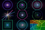 60fps Neon Tunnel Loops, a Background Graphic by cheapmotiongraphics (Thumbnail 1 of 7)