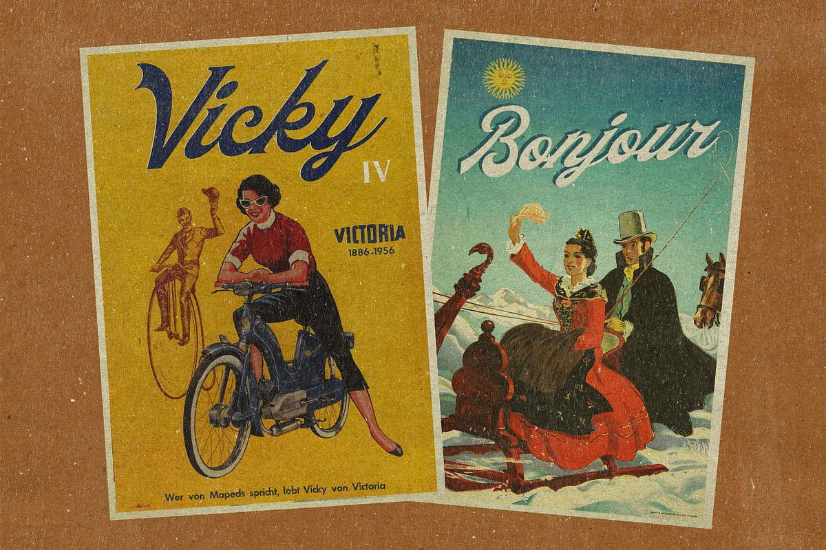 Fathers - Vintage Old Lettering Font, a Font by Konstantine Studio (Photo 4 of 8)