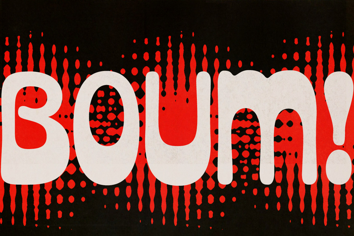 Acid Green | Retro Psychedelic Flair, a Font by The Flying Type (Photo 5 of 15)
