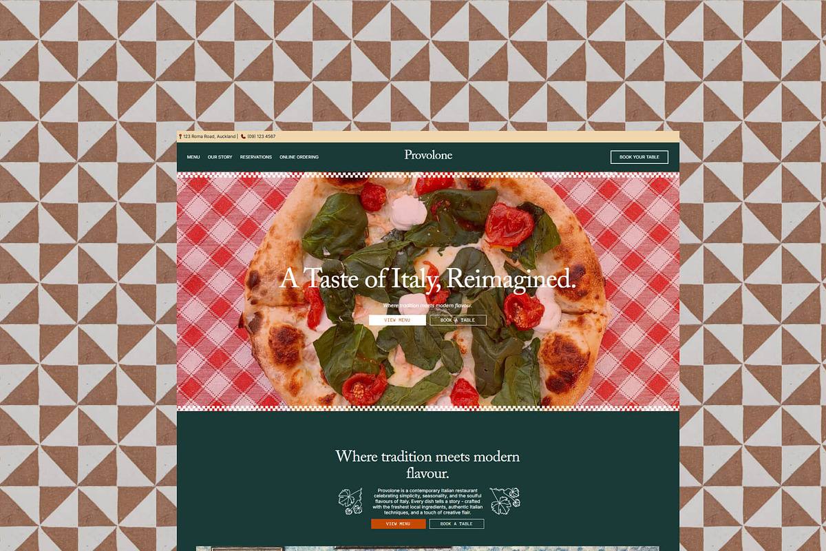 Provolone - Squarespace Template preview 3
