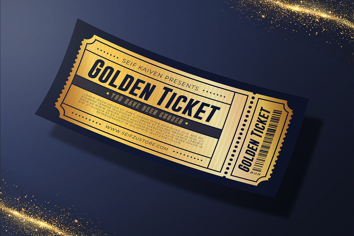 Golden Ticket, a Card Template by Aarley Kaiven (Photo 3 of 4)