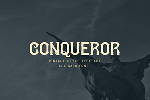 Conqueror Vintage Style Font