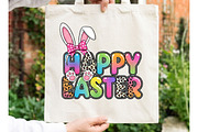 Happy Easter Bunny PNG, Colorful, an Illustration by Designking (Thumbnail 6 of 6)