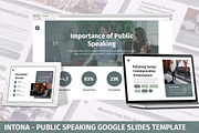 Intona Public Speaking Google Slides, a Presentation Template by SlideFactory (Thumbnail 1 of 4)