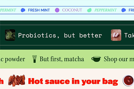 Shopify Section: Marquee Text Banner