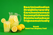 Brook Bold Fun Display Font, a Sans Serif Font by PeanutButter Type (Thumbnail 3 of 5)