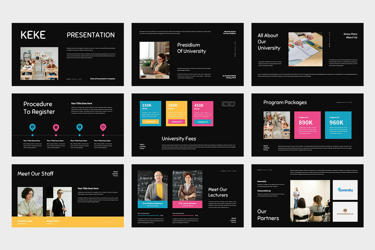 Keke : School Google Slides, a Presentation Template by Punkl Camp (Photo 6 of 9)