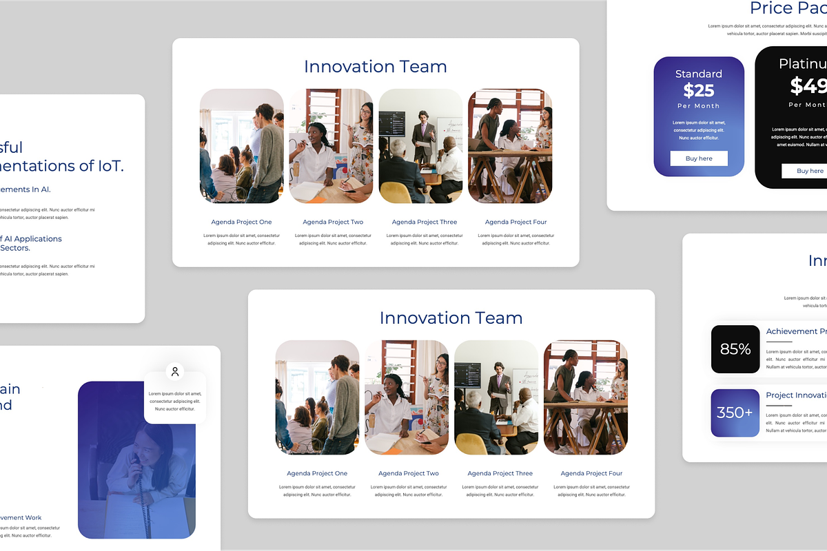 Technology Innovation Google Slide, a Presentation Template by Annora Studio (Photo 4 of 5)