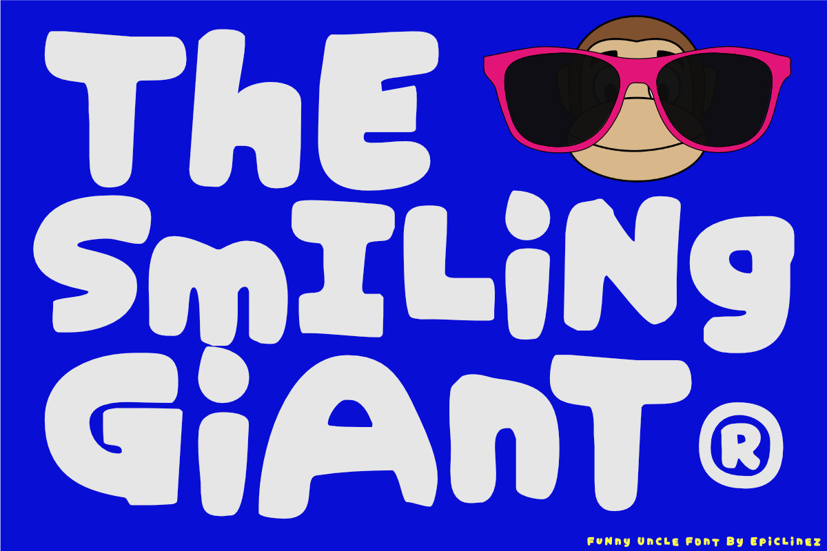 Funny Uncle Display Font, a Handwritten Font by Epiclinez (Photo 2 of 5)