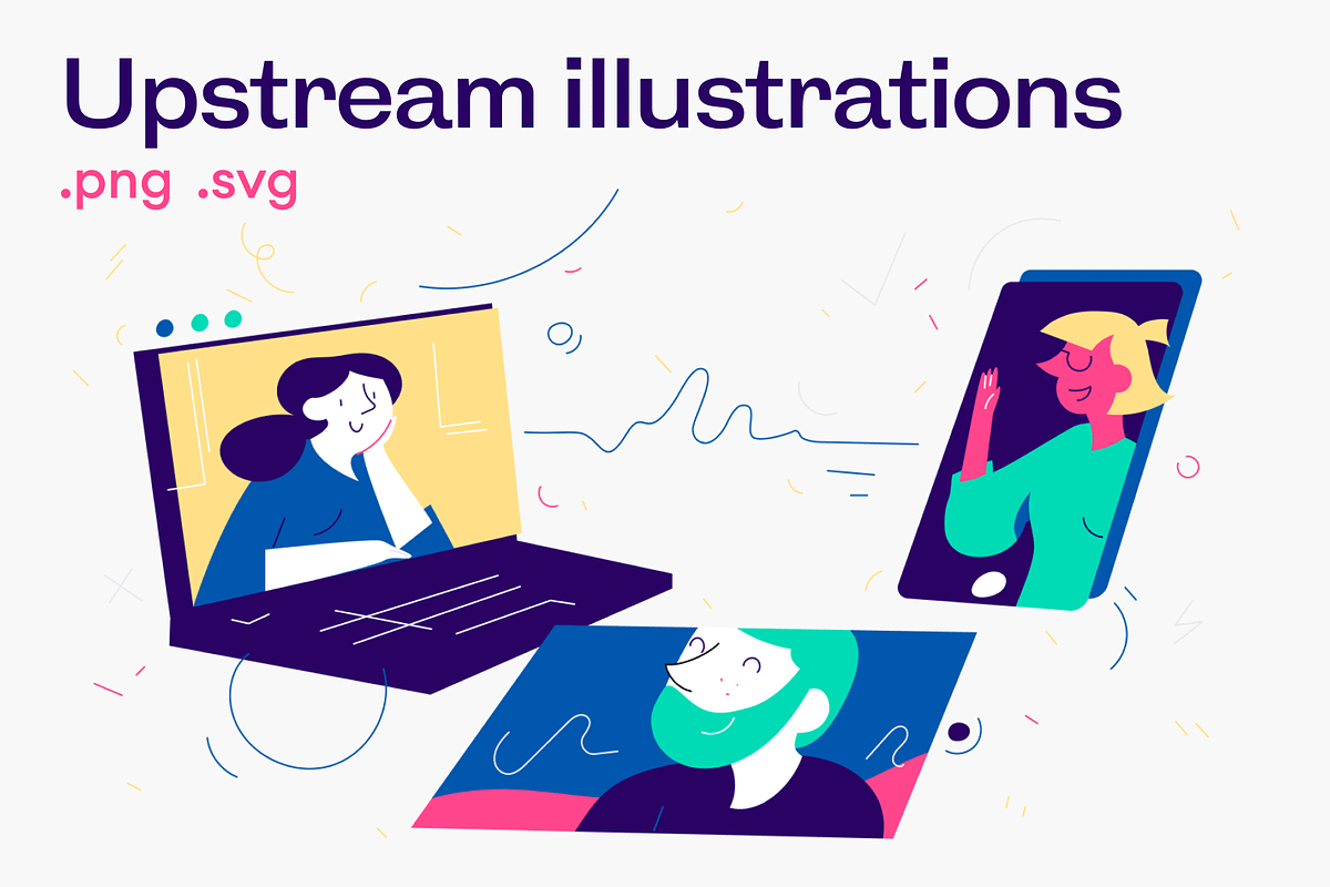 Upstream Illustrations, a Templates & Theme by Craftwork (Photo 1 of 5)