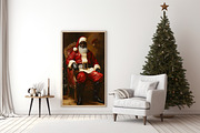 African American Santa Claus WallArt, a Holiday Photo by PrintablesByFranklyn (Thumbnail 2 of 6)