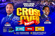 Crossover Church flyer template PSD, a Flyer Template by church flyer templates (Thumbnail 3 of 3)