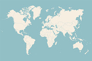 World map, a Work Illustration by Foxys Graphic (Thumbnail 1 of 2)