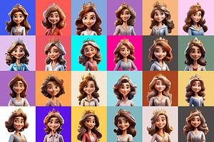 125 Animoji Avatars - Disney Queen