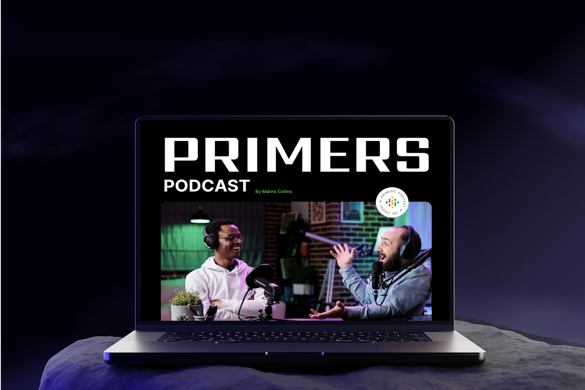 Podcast Framer Template, a Landing Page Template by akinyemiolabode (Photo 1 of 4)