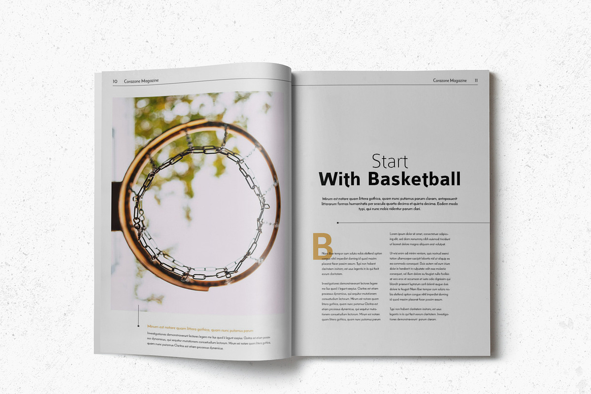 Corazone Magazine (2018), a Magazine Template by Bokuto (Photo 3 of 12)