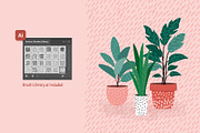 24 Texture Brushes for Illustrator, a Brush Add-On by IuliiaSavko (Thumbnail 7 of 7)
