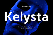 Kelysta - Modern Sans Typeface, a Sans Serif Font by Font Kingdom (Thumbnail 1 of 6)