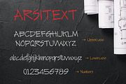 ARSITEXT - Handwriting Font, a Font by Aksa & Nusa Co. (Thumbnail 2 of 6)