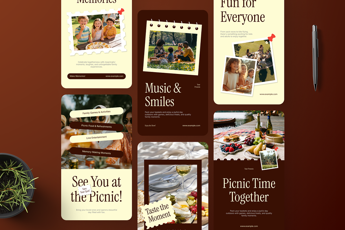 Family Event Picnic Instagram Story, a Social Media Template by Annora Studio (Photo 3 of 6)
