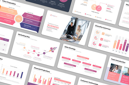 Business Proposal PowerPoint, a Presentation Template by Design Vault