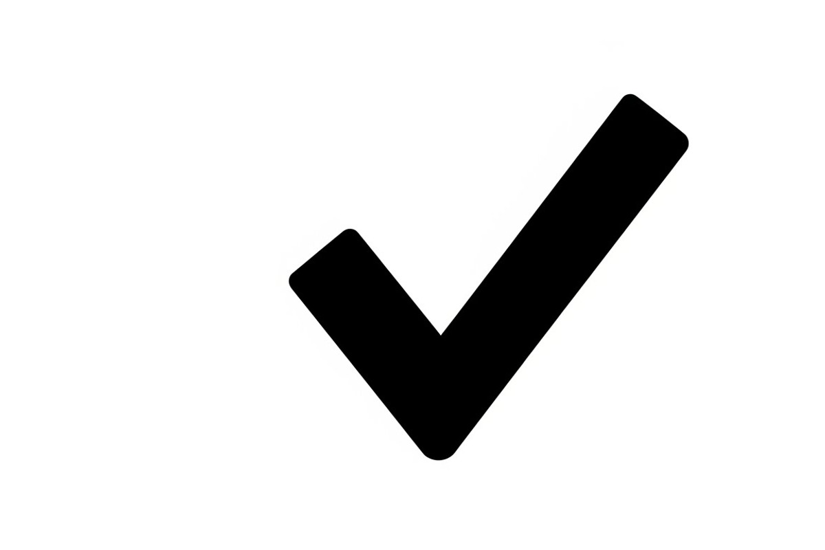 Simple and bold checkmark silhouette, an Illustration by Amazin_art (Photo 18 of 26)