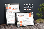 585. Modern Certificate Template, a Stationery Template by CreativeRezwan (Thumbnail 1 of 3)