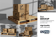 Box Mockup For Branding, an Advertising Mockup by bimockup (Thumbnail 1 of 6)