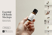 Essential Oil Bottle Mockup Bundle, a Packaging Mockup by Wildfield Studio (Thumbnail 1 of 10)