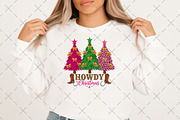 Howdy Christmas Png, Cowgirl Western, an Illustration by Craft Nest (Thumbnail 2 of 6)