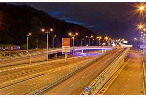 Traffic interchange, a Transportation Photo by Leonid Andronov