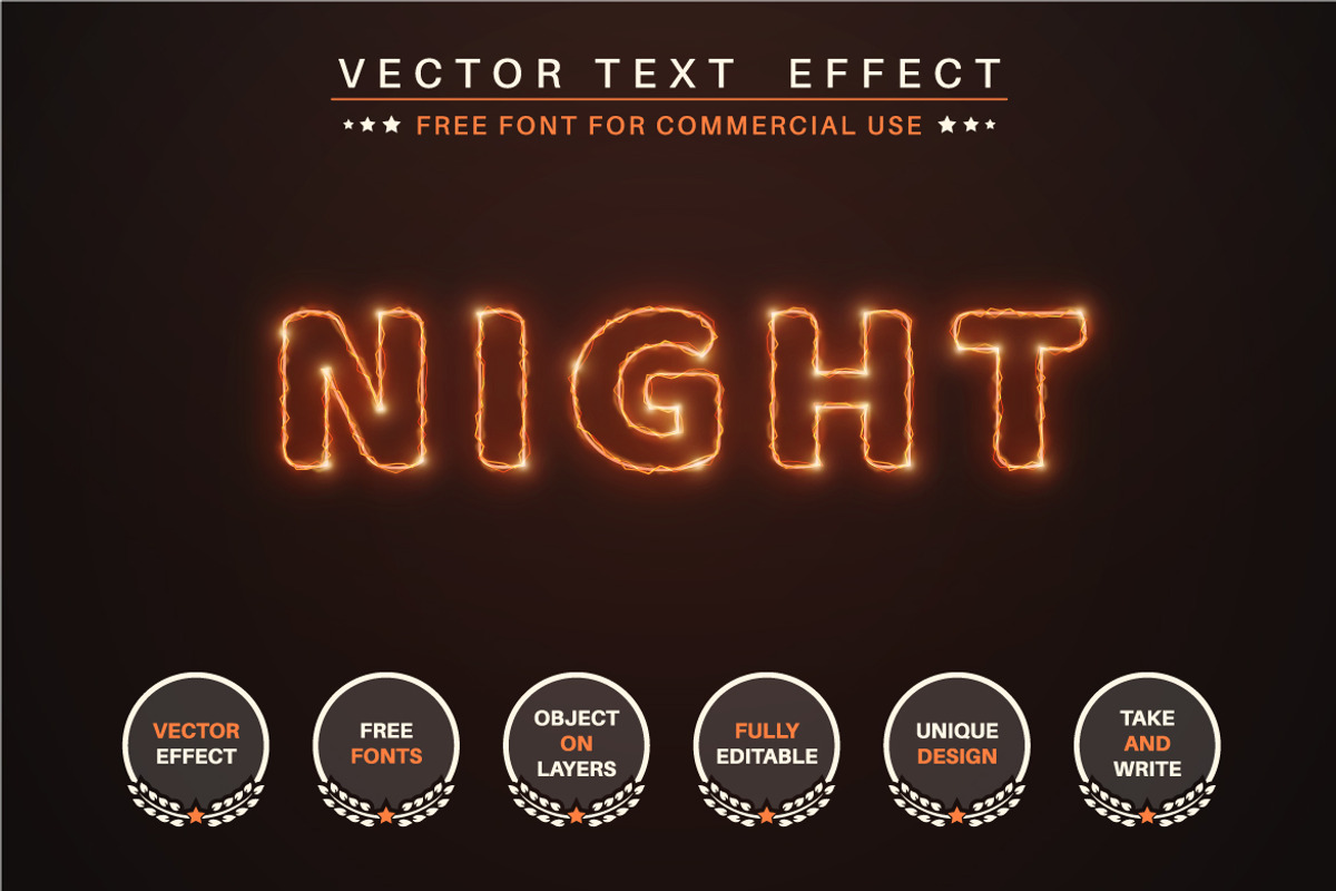 Lightning - Editable Text Effect, a Layer Style Add-On by rwgusev (Photo 4 of 5)