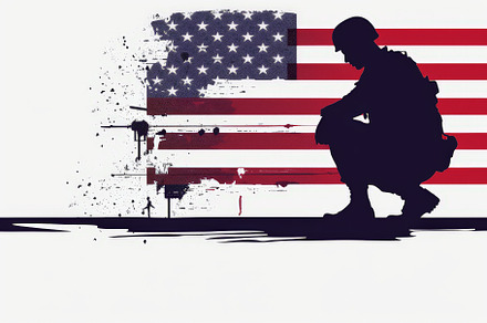 Memorial Day concept for American Fl, a Background Photo by Pixeness