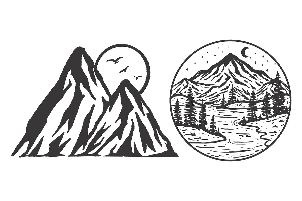 Outdoor Graphic / badge, an Object Illustration by Wak Jay Creative Studio (Photo 12 of 14)